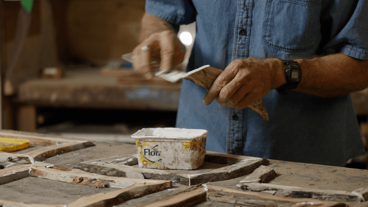 Gluing Frame Corners